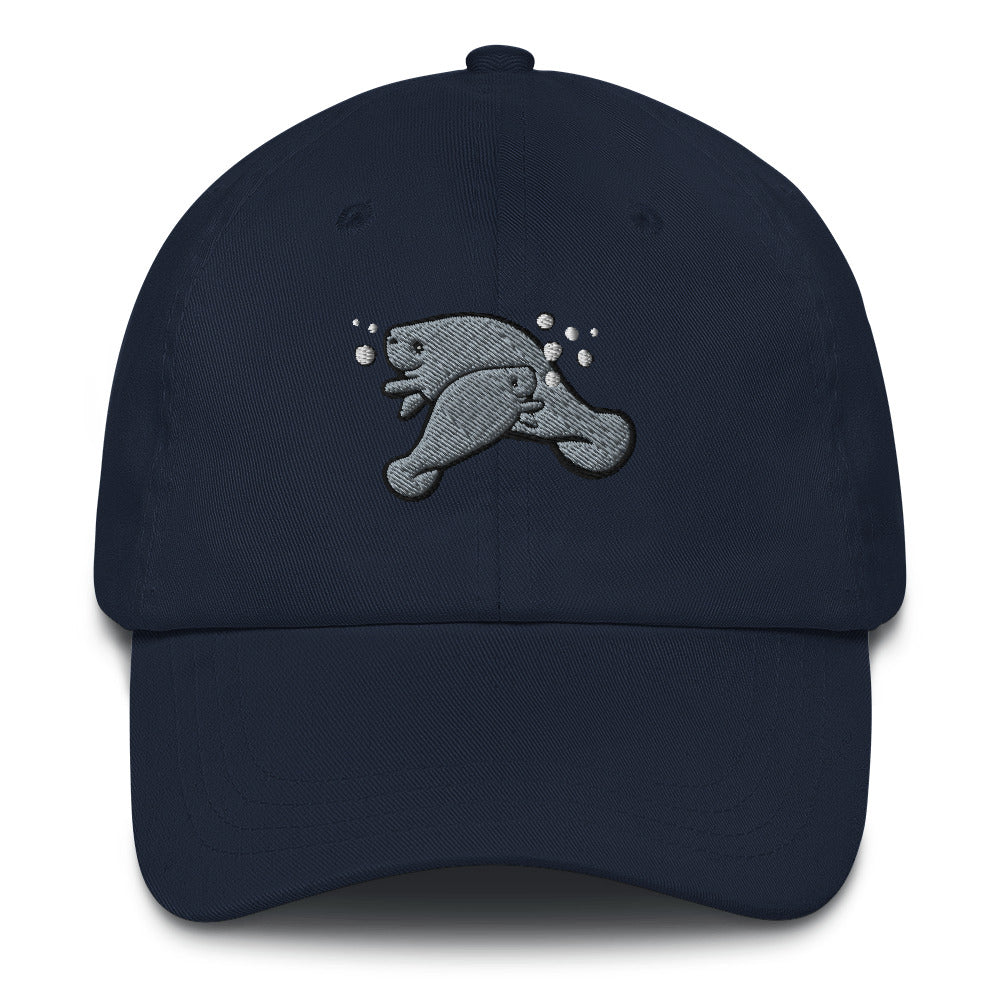 Manatee and Baby Dad hat
