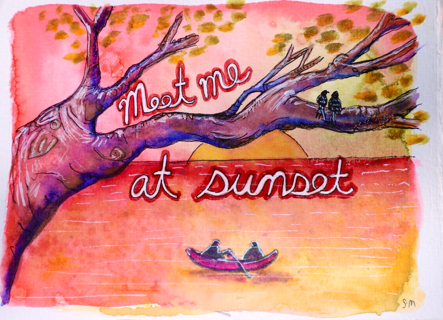 Meet Me Postcard Deck