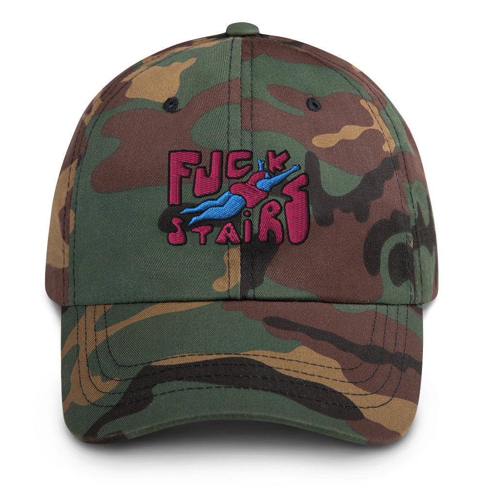 FUCK STAIRS Dad hat