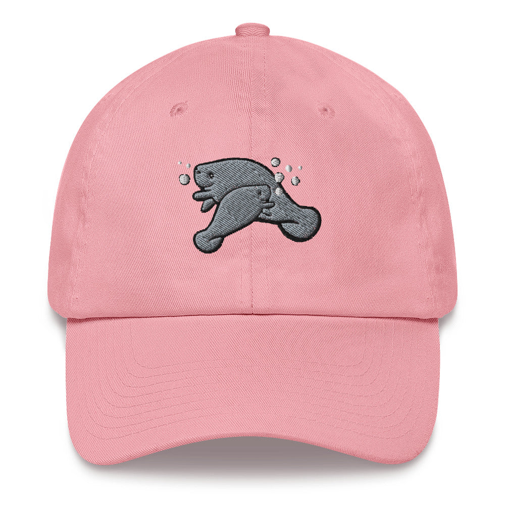 Manatee and Baby Dad hat