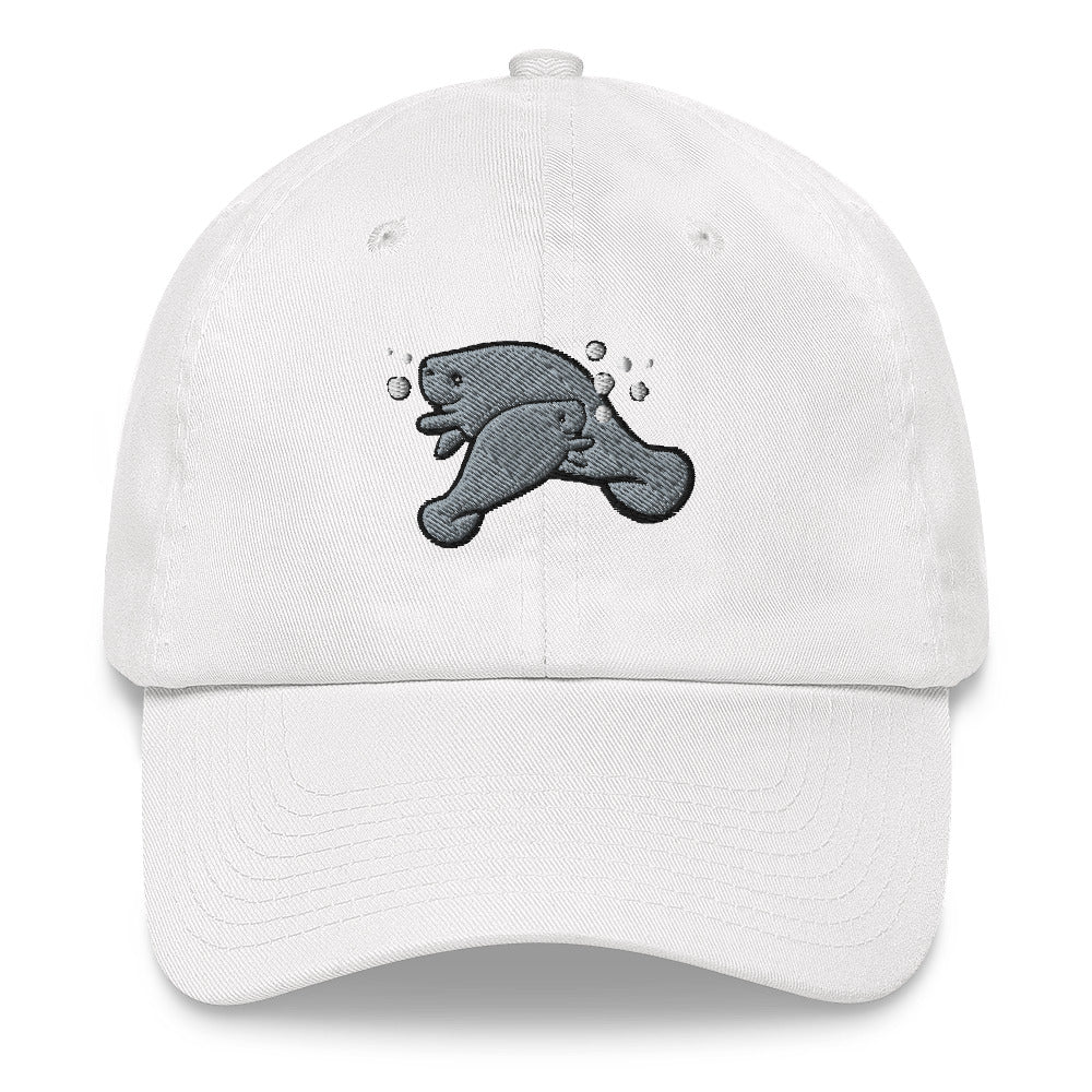 Manatee and Baby Dad hat