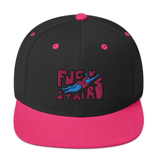 FUCK STAIRS Snapback Hat