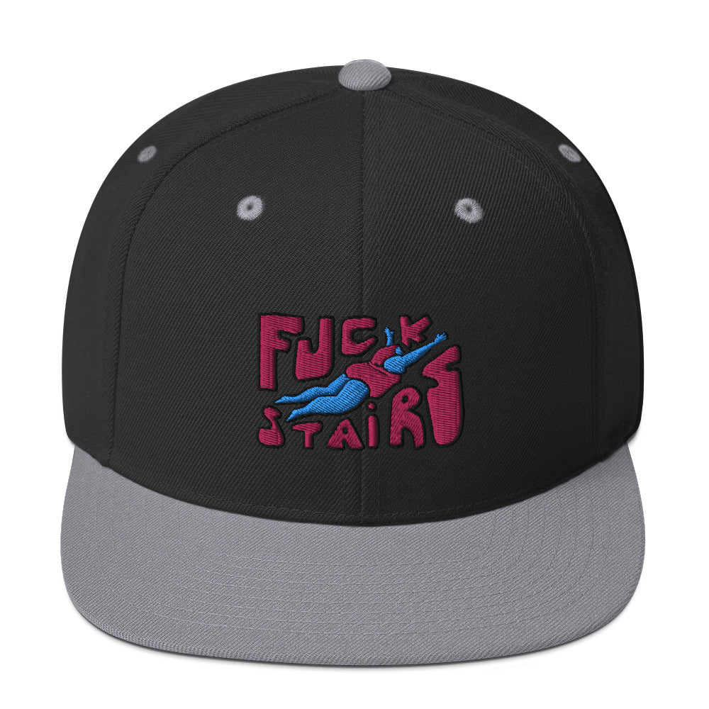 FUCK STAIRS Snapback Hat