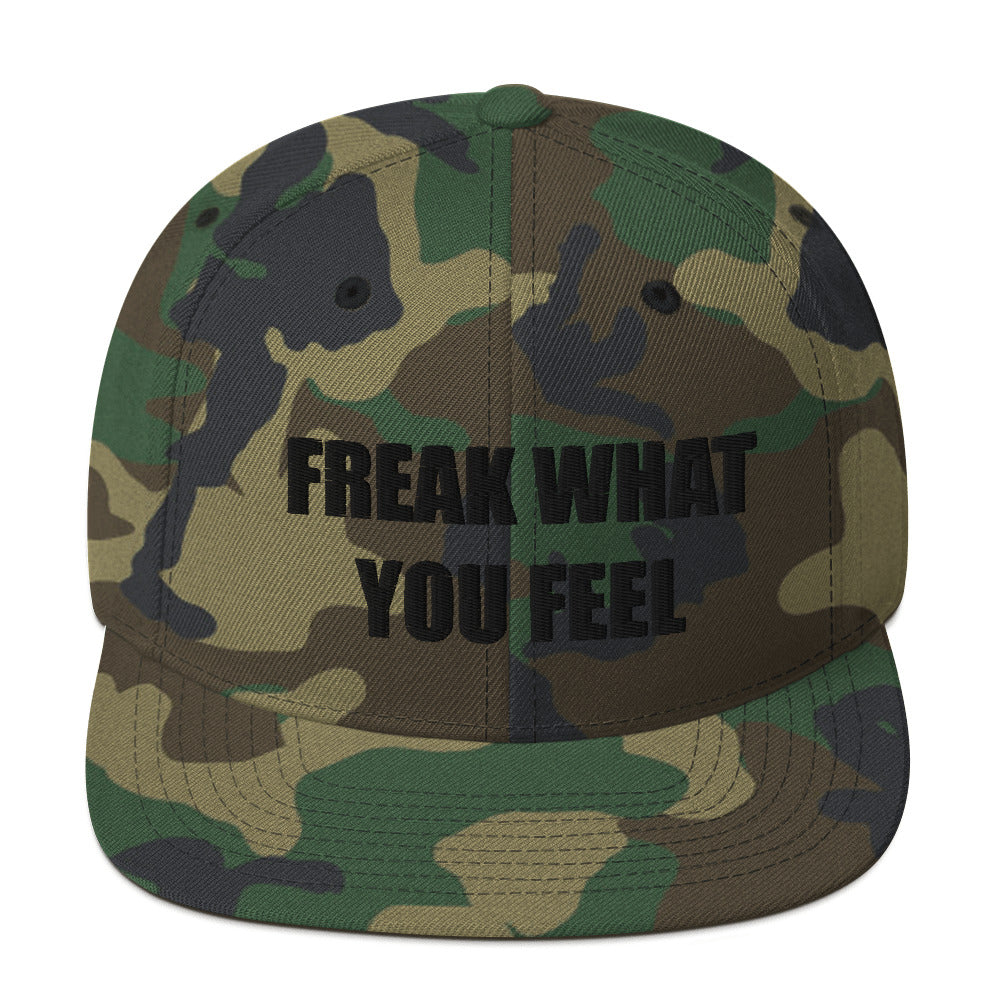 FREAK WHAT YOU FEEL Snapback Hat