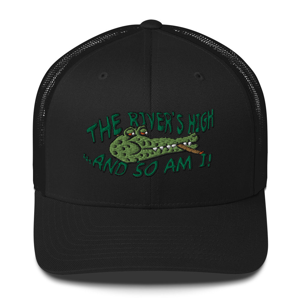 The River's High Trucker cap