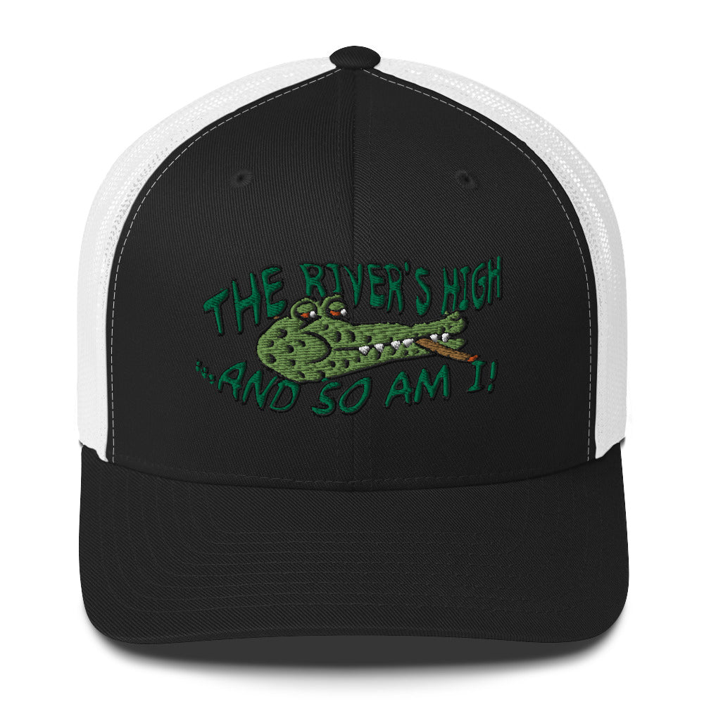 The River's High Trucker cap