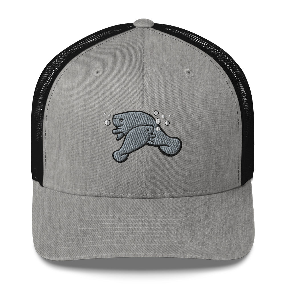 Manatee n Baby Trucker Hat