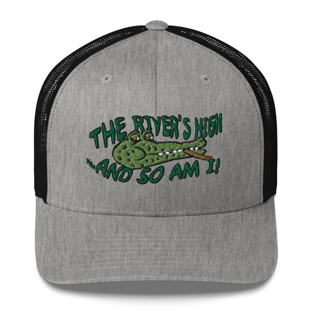 The River's High Trucker cap