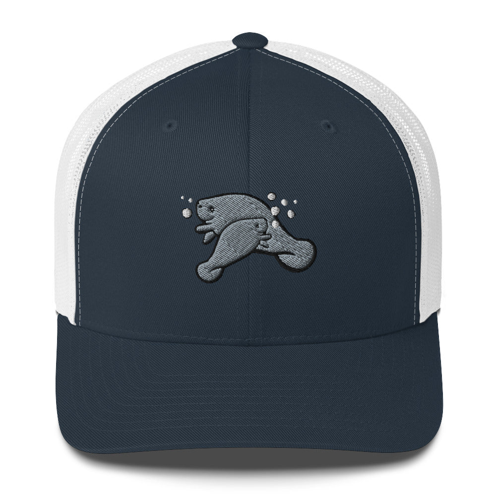 Manatee n Baby Trucker Hat