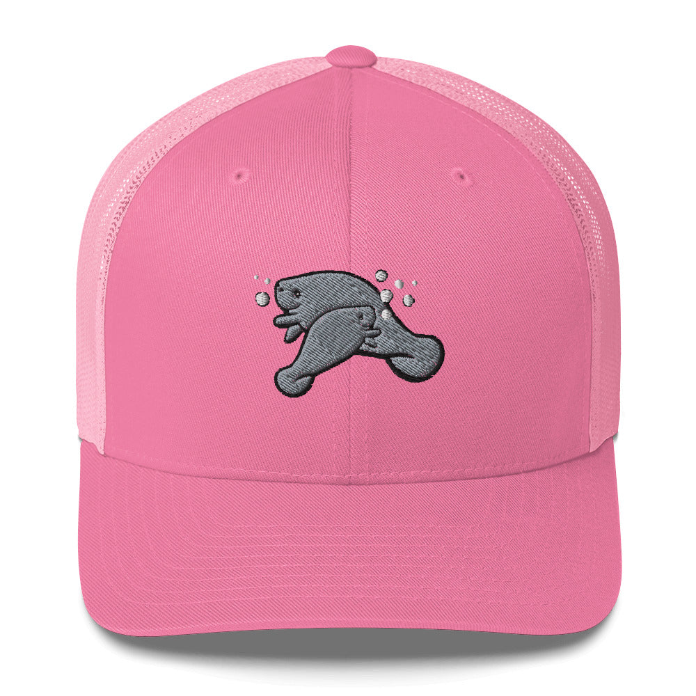 Manatee n Baby Trucker Hat