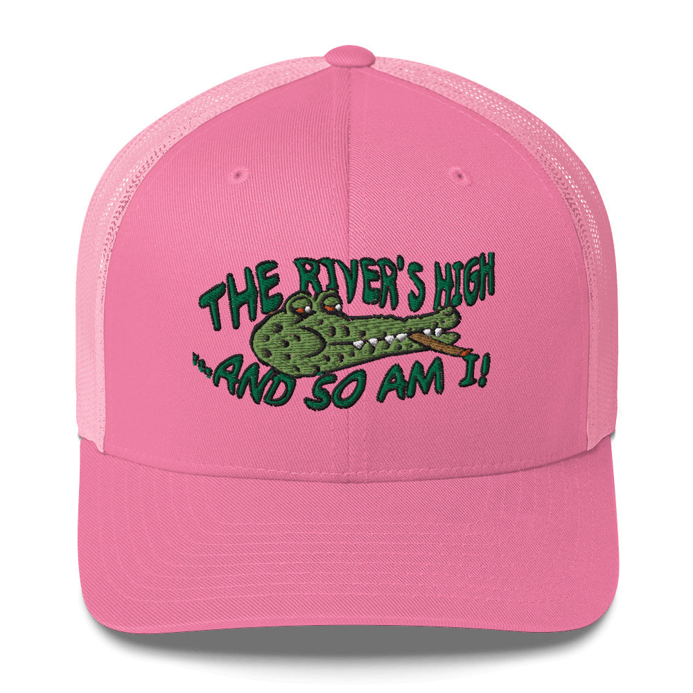 The River's High Trucker cap