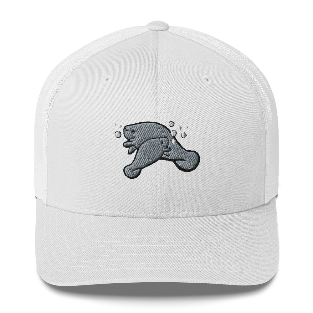 Manatee n Baby Trucker Hat