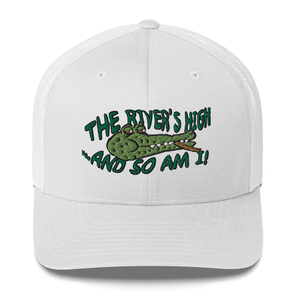 The River's High Trucker cap