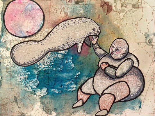 Fattie, Manatee, and Moon